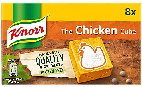 Knorr Cubetti di brodo di pollo, 80 g (confezione da 8)