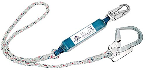 Portwest FP23WHR Corda Singola con Assorbitore di Energia, Bianco