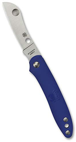 Spyderco Unisex – vuxen utomhuskniv Bladlängd: 5,4 cm Roadie Blå enkel, flerfärgad, en storlek