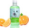 Nobleza champú para Perros Blancos -Eliminar Las Manchas sin lejía ni peróxido, champu Perros Pelo Blanco con Fragancia de Naranja, Champú para bichón, Maltés y Samoyedo 250 ml
