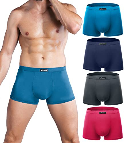 wirarpa Mens Mirco Modal Underwear Trunks Soft Boxer Shorts Gents Microfibre Underpants Multipack Size 3XL
