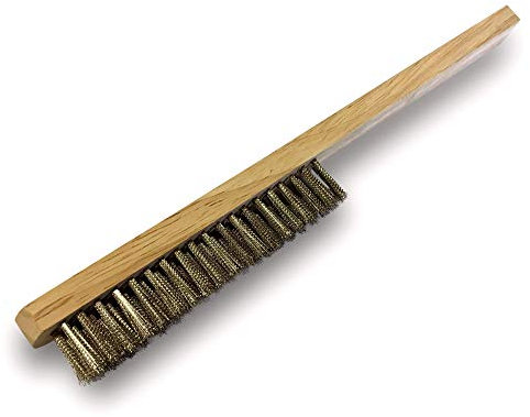 Lot de 10 brosses fines de bijoutier | Garnissage acier fin | Nettoyage et brossage des bijoux, argenterie et objets d'art fragiles | Kibros 8BJAx10