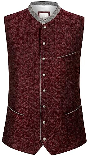 Stockerpoint Marino Chaleco Tradicional, Burdeos, 50 para Hombre