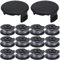 Eyoloty Fadenspule F016800569/F016800385 Für Bosch Akku Rasentrimmer ART23SL ART23-28 ART2300 ART26, Länge 4 m Ø 1,6 mm und Trimmerkappen F016F04557 (12Spulen + 2 Kappe)