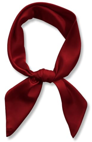 Emulation Silk Scarf Women's Square Satin Silk Scarves Neck Scarf for Women Silky Bandanas Scarves Ladies Neck S-carfs Retro 50s Hair Wraps Ribbons Head S-carf Handkerchief Necktie,70x70cm,Lightweight