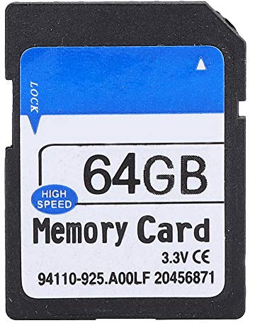 ASHATA 1G/2G/8G/16G/32G/64G Fotos Musikdateien Speicher SD-Speicherkarte Hochgeschwindigkeits-Full-HD-Video Kompatibel mit Pro MP3 MP4 Kamera SLR Spielmaschine (64G)