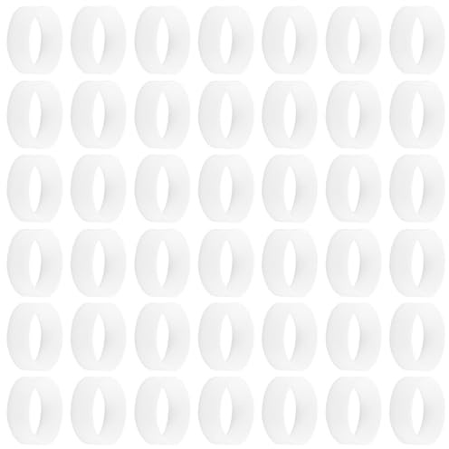 OSOLADY Bridas Reutilizables de Silicona de Color Blanco 500 para Cables Diseño Elástico para Organización y Gestión de Cables en Hogar y Oficina