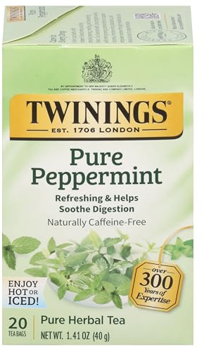 Twinings Menthe Poivrée Pure 54 g - Lot de 2