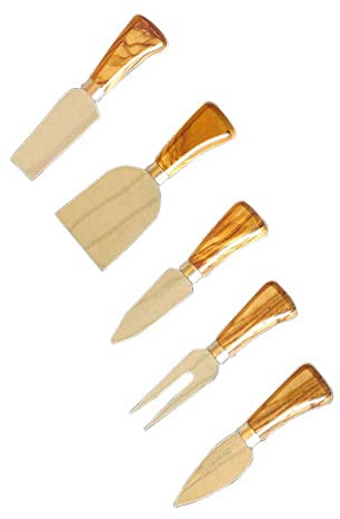 Marietti 1902.00 - Juego de cuchillos para parmesano (5 piezas, en caja de regalo)