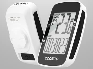 COOSPO BC26 Cykeldator Cykel GPS Bluetooth,Cykling Trådlös dator med hastighetslarm IPX7 Vattentät för Road Bike MTB Cykel..