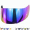 Everalo Kompatibel mit Agv K1 Visier - K3sv - K5 - K5s - K1s - S4sv - Horizon - Skyline - Strada - Stealth sv - Compact - Helmvisier Aftermarket Pinlock Ready (Regenbogen)
