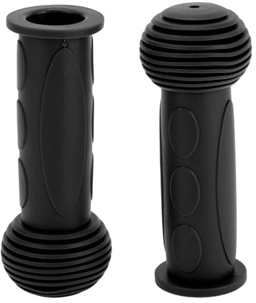 TUCKBOLD Child Bike Handlebar Grips Covers 110mm Long Soft | Children Bicycle End Grips Protector Black 1 Pair