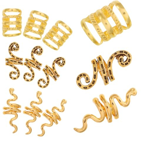 MOTHNUR 30piezas Accesorios De Joyería Para Cabello Charms Para Trenzas y Dreadlocks Adornos Para Mujeres Clips Decorativos Para Peinados Fiestas y Eventos