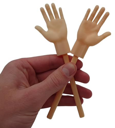 Manitas pequeñas - Graciosas manitas mini con palo | Divertidas manualidades y regalos | Marionetas de dedo