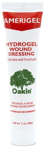 AMERIGEL Hydrogel Wound Dressing (1 oz.) - Provides Moisture-Rich Healing Environment for Dry Wounds