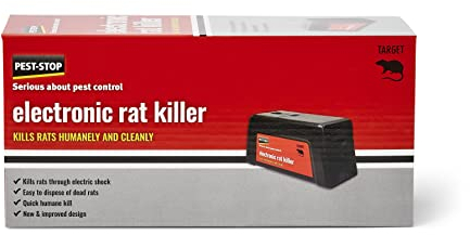 Pest-Stop Destructeur de rats électronique | Très efficace | 50 tue-rats | Sans désordre | Sans toxines | Lutte contre les nuisibles