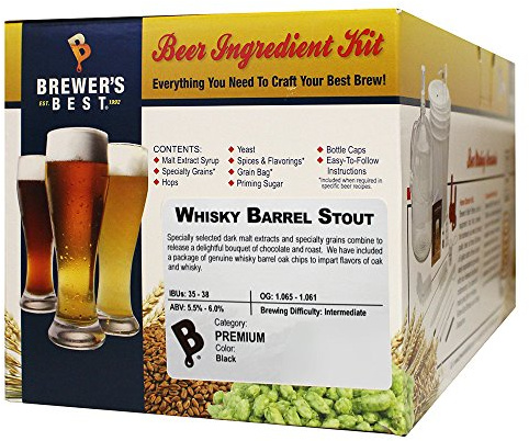 Brewers Best Whiskey Barrel Stout Beer Ingredient Kit