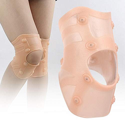 Brrnoo Rodillera, soporte de masaje protector de rodilla con imán Soporte de rodillera para hombres, mujeres, interiores y exteriores