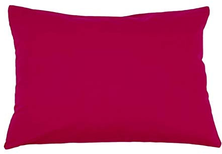 Kissenbezug 30x50 cm Uni Pink Baumwolle Dekokissen Kissenhülle Couchkissen Sofakissen Deko Reißverschluss