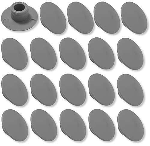 cyclingcolors 20x Abdeckkappen grau M8 schraubenkappen Innensechskant Zylinderschrauben Schutzkappen CHC