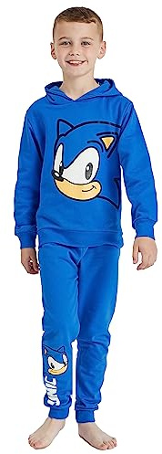 Sonic The Hedgehog Sweat à capuche pour garçon, Sonic., 4-5 ans