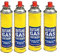 Aspect Camping Gas, Gas Canisters for Camping Stove, Butane Gas Perfect Suitable for Portable Stove, BBQ, Blow Torches Safe and Secure Bottle (Pack of 4)