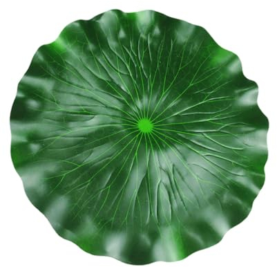 IMIKEYA 3 Stück Künstliche Lotusblätter, Schwimmende Seerosenblätter, Teichpflanzen Lotusblätter Teichdeko Seerosen Pads Schaumstoff Lotusblätter Wasserlilie Blätter für Teich Dekoration