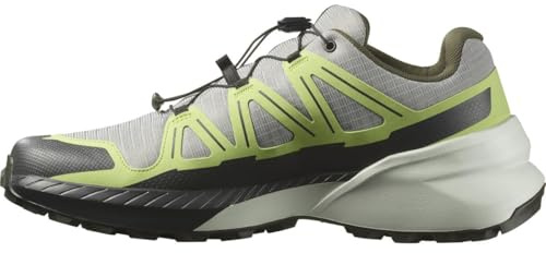 Salomon Speedcross Peak - Zapatos de senderismo para hombre, Hierro forjado/verde afilado/turba, 28.5 cm