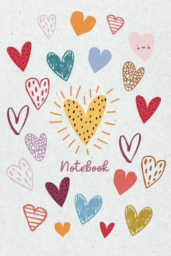 Quaderno a cuori: Notebook Romantico per Appunti, Pensieri e Parole d’Amore