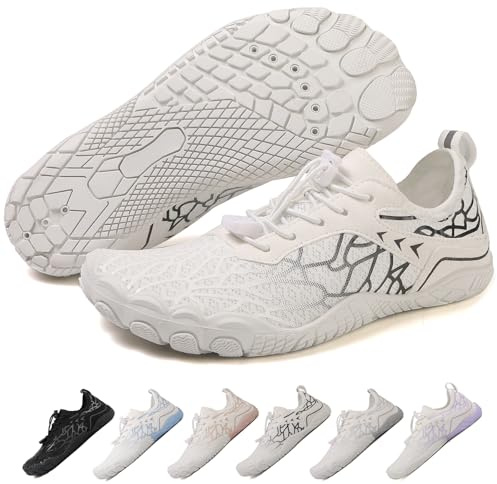 Hike Barefoot Shoes for Women & Men,Unisex Hiking Footwear Water Shoes,Breathable & Non-Slip Minimalist Swim & Hike Shoe with Wide Toe Box, Lightweight & Water-Resistant