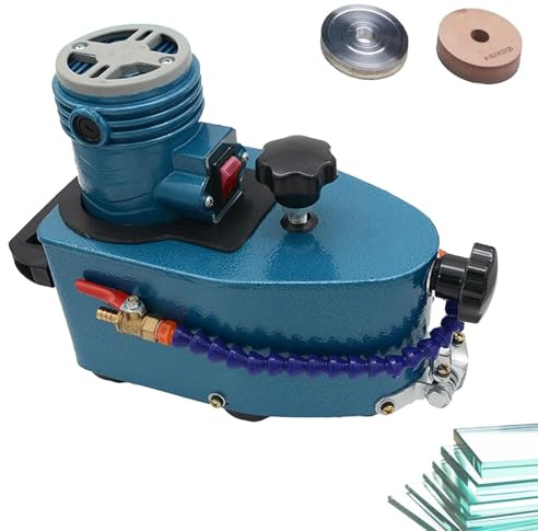 Electric Hand-Held Glass Edge Polishing Machine, 8000r/Min High-Speed Grinder for Acrylic, Marble, Ceramic Polishing