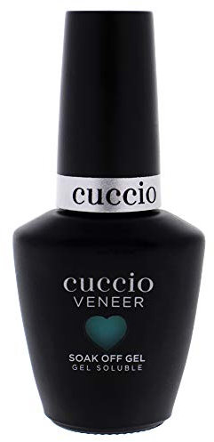 Cuccio Gel Nail Polish Veneer Aquaholic Nail Polish- Caribbean Ocean Blue Crème