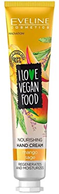 Eveline Cosmetics I Love Vegan Food Crème Nourrissante pour Mains Mangue & Sage 50 ml