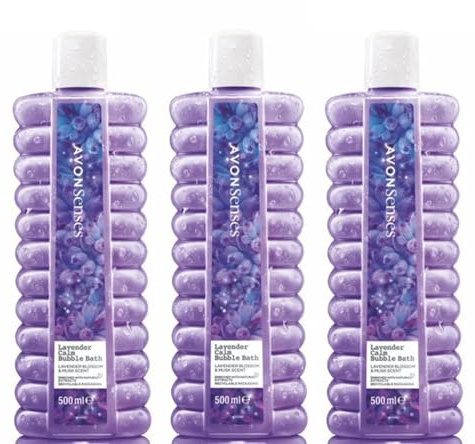 3 x Avon Bubble Bath 500ml Lavender