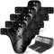 FETESNICE 2 Stück Kohlefaser Textur Mountainbike Schutzblech MTB Fahrrad vorne hinten Kotflügel DH Radfahren 24/26/27,5/29 Schutzbleche Mountainbike (Schwarz4pcs)