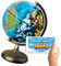 Big Minds - Globo Terráqueo | Bola Del Mundo Interactiva Niños Modo Noche Y Día | Globo Terraqueo Interactivo Niños Con App | Bola Del Mundo Con Luz Led Español | Regalos Comunion Niña | Comunion Niño
