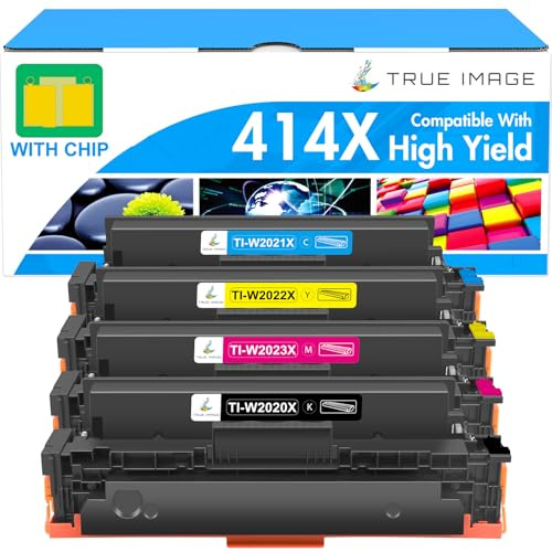 414X Toner Cartridges 4 Pack High Yield 414A for HP 414X 414 M479fdw M454dw