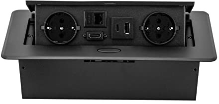 Presa a scomparsa USB LAN HDMI, presa da tavolo a pavimento, presa da tavolo