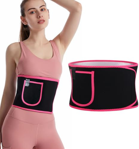 WeddHuis Ceintures amincissantes pour la Taille et l'abdomen pour Femmes et Hommes, Ceintures amincissantes pour la Gym, Le Fitness et Le Sport, Effet Sauna, Abdomen Plat