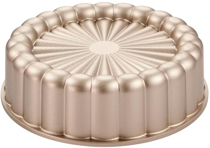 Tescoma Kuchenform Kuchenbackform DELÍCIA, Durchmesser 24 cm, Gold