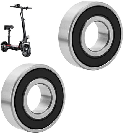 2 Piezas Rodamientos para Patinete Eléctrico, Compatibles con Ninebot Max G30/G30D, M365/PRO/PRO2, SO3/SO4 Pro, 12 x 28 x 8mm, Rodamiento de Bolas, para Bricolaje, Tornos, Motores
