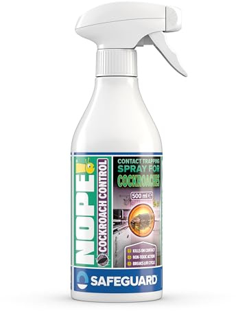 NOPE!® Control de Cucarachas | Spray de Acción Inmediata por Contacto | Fórmula de Base Acuosa Sin Olores | Alta Eficacia en Cocinas y Electrodomésticos