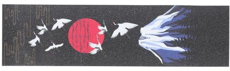 JOINPAYA Nastro Antiscivolo per Skateboard Adesivo Decorativo in Carta Vetrata, Facile da Smontare, per Decorazioni Scuola e Accessori Skateboard