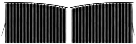 Sidoruta solskydd bil Bil För Solskydd Magnetisk Fönstergardin Fordonsinteriörskuggning Blind Sidofönsterskärmar(REAR BLACK 2PCS)