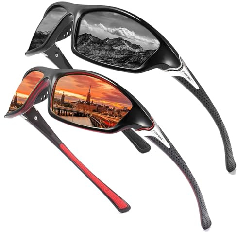 Perfectmiaoxuan Polarized sunglasses for men/women;HD pilot lenses light frame; Golf/driving/fishing/travel Eyewear