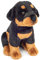 Teddy Hermann 91975 Rottweiler Hund sitzend 30 cm, Kuscheltier, Plüschtier mit recycelter Füllung