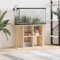 ZEYUAN Aquariumständer Sonoma-Eiche 100x40x60 cm Holzwerkstoff, Aquarium Unterschrank, Aquarium Schrank, Aquariumschrank, Aquarium Tisch, Aquarium Stands