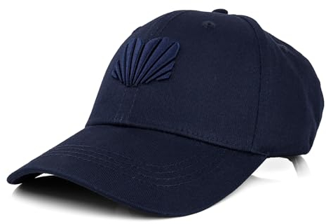 Blackskies® Crest Classic Baseball Cap | Unisex Strapback Mütze Kappe Herren Damen Basecap Curved Polo Hat - Blau Cap - Männer Frauen Streetwear Outdoor Sommer Freizeit