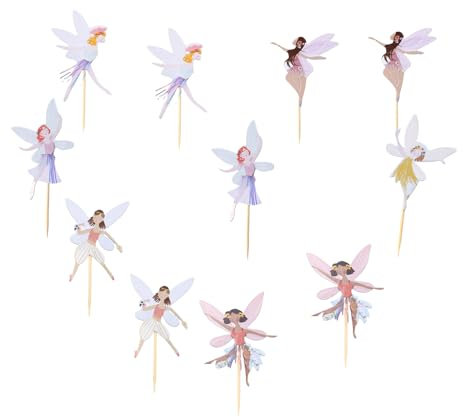 Husalsea 12 pezzi Decorazioni Torta, Cake Topper Compleanno, Accessori per Feste Bambini.