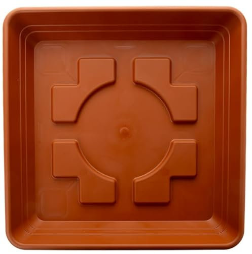 2friends Sottovaso 40 x 40 cm per vasi grandi esterni in terracotta, extra resistente, per vasi di fiori di grandi dimensioni, in plastica protetta dai raggi UV, prodotto in Germania, giardino e
